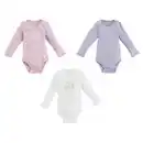 Bild 1 von LILY & DAN Baby Body 3er-Set, Weiß/Pink/Lila, 62/68
