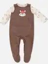 Bild 1 von Baby Jungen Strampler Set mit Langarmbody Braun
