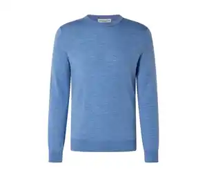 Merino-Pullover, blau