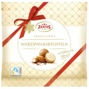 Marzipankartoffeln mit Kakaopuder verfeinert