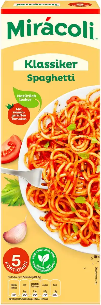Bild 1 von MIRÁCOLI Spaghetti oder Maccaroni, 560 - 610-g-Packg.