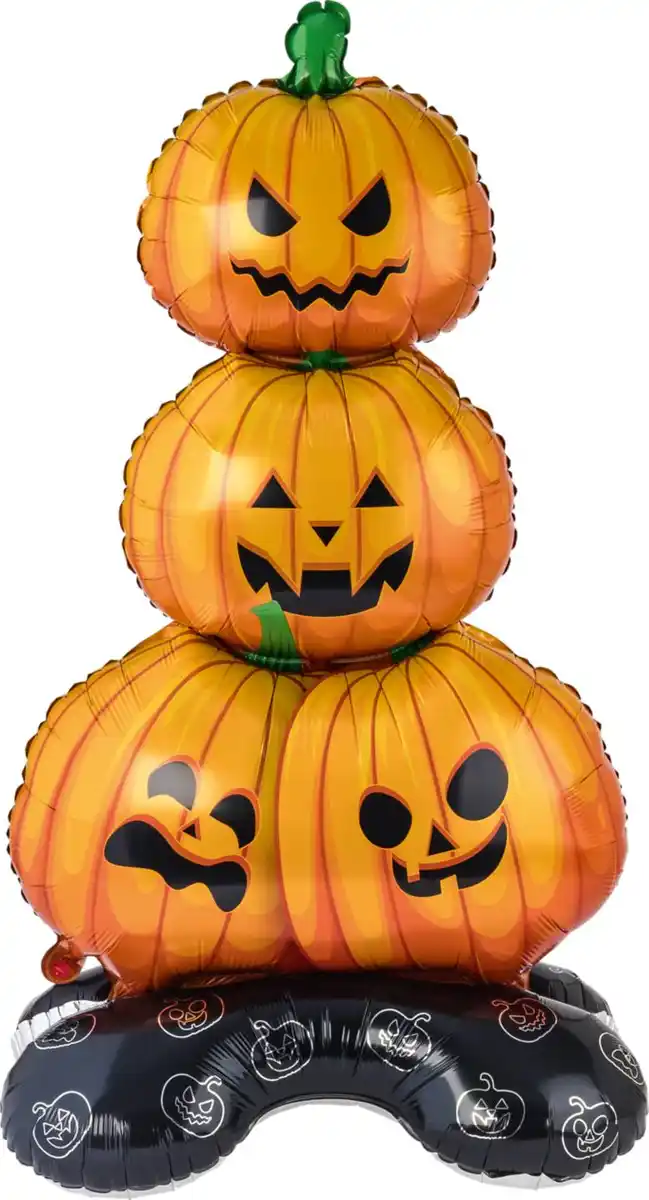 Bild 1 von Halloween-Folienballon »Kürbis«