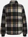 Bild 2 von Damen Teddy Cardigan im Karo-Look Schwarz