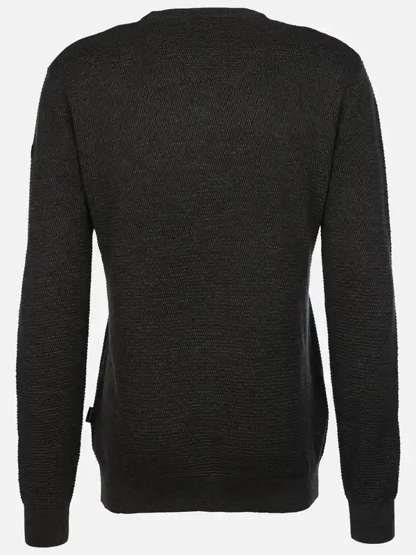 Bild 2 von Herren Pullover in Waffelstruktur Grau