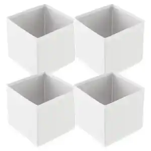 HOME CREATION Textile Ordnungsboxen, Weiß, Mixed Set, 4er-Set