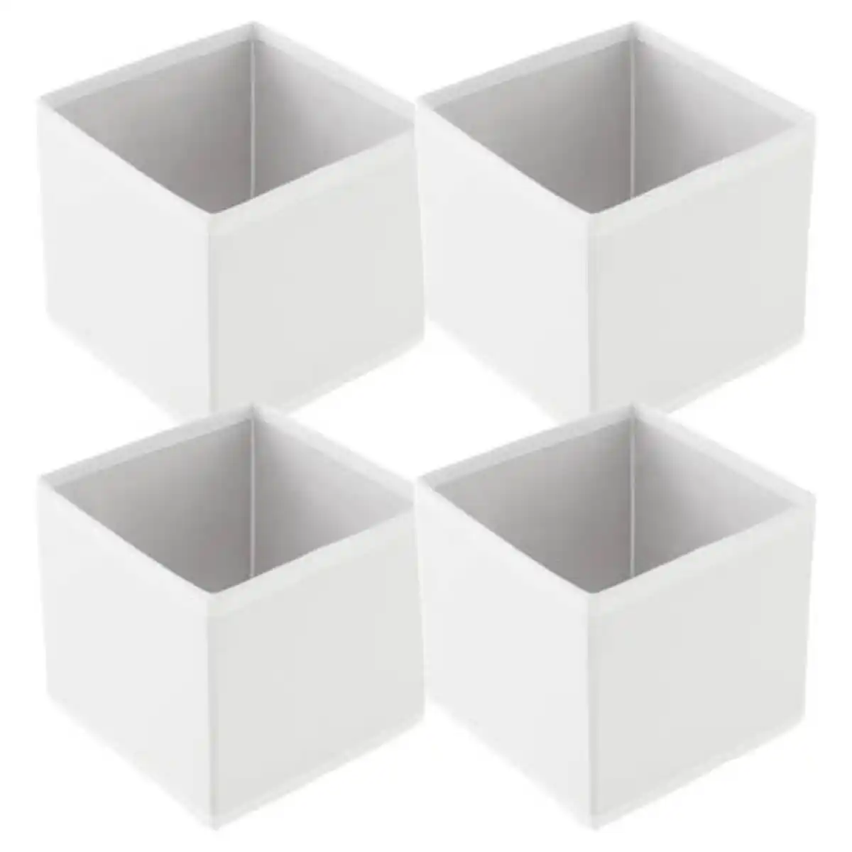 Bild 1 von HOME CREATION Textile Ordnungsboxen, Weiß, Mixed Set, 4er-Set