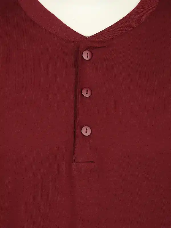 Bild 3 von Herren Schlafshirt "Serafino" Rot