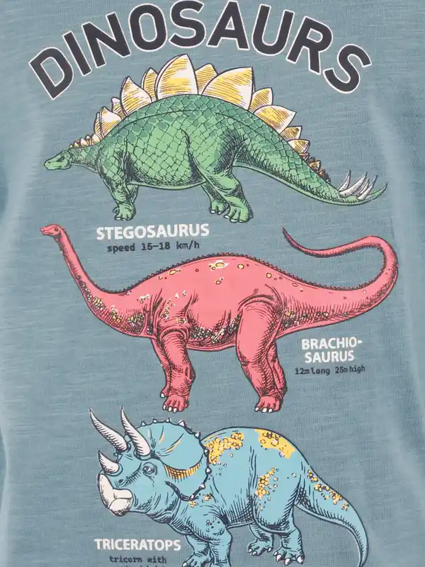 Bild 3 von Jungen Langarmshirt mit Dino-Print Blau