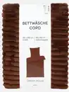Bild 2 von Bettwäsche in Rippoptik Braun