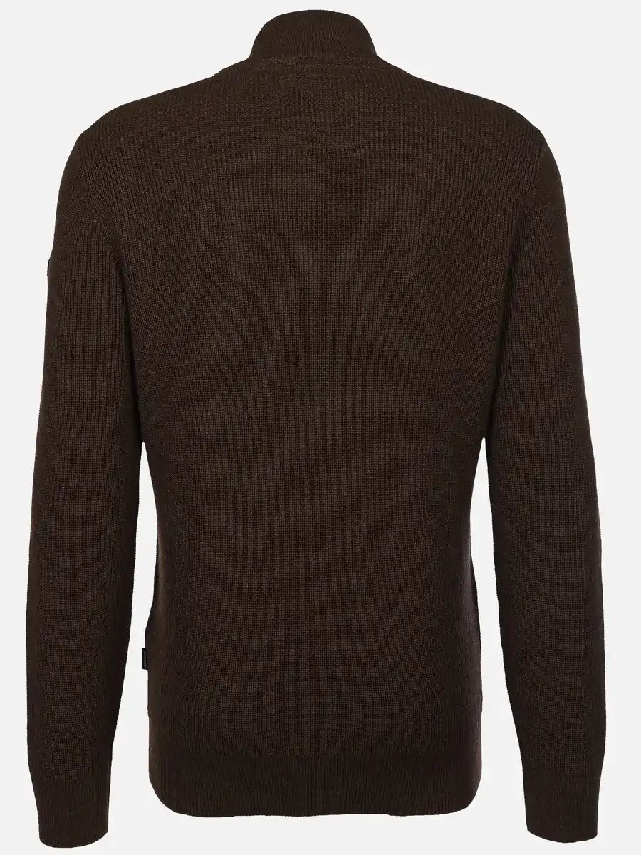 Bild 2 von Herren Strickcardigan mit Reißverschluss Braun