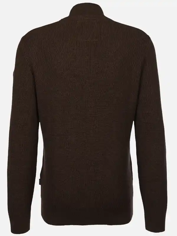 Bild 2 von Herren Strickcardigan mit Reißverschluss Braun