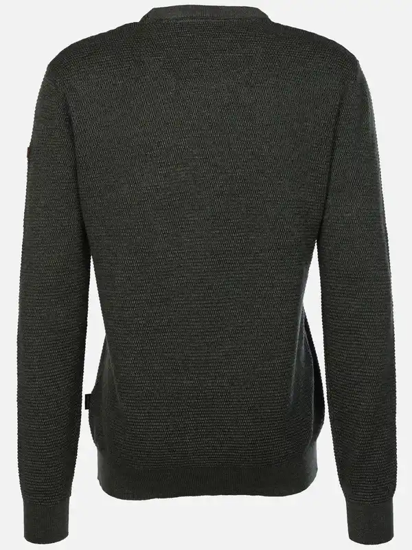 Bild 2 von Herren Pullover in Waffelstruktur Oliv