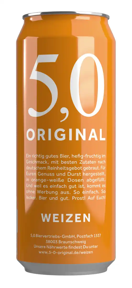Bild 1 von Original 5,0 Weizenbier