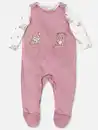 Bild 1 von Baby Mädchen Strampler Set mit Langarmbody Rosa