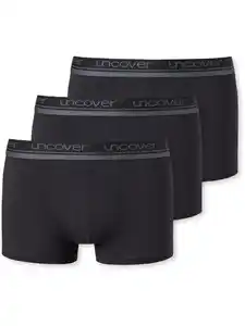 Herren 3er-Pack Shorts Schwarz
