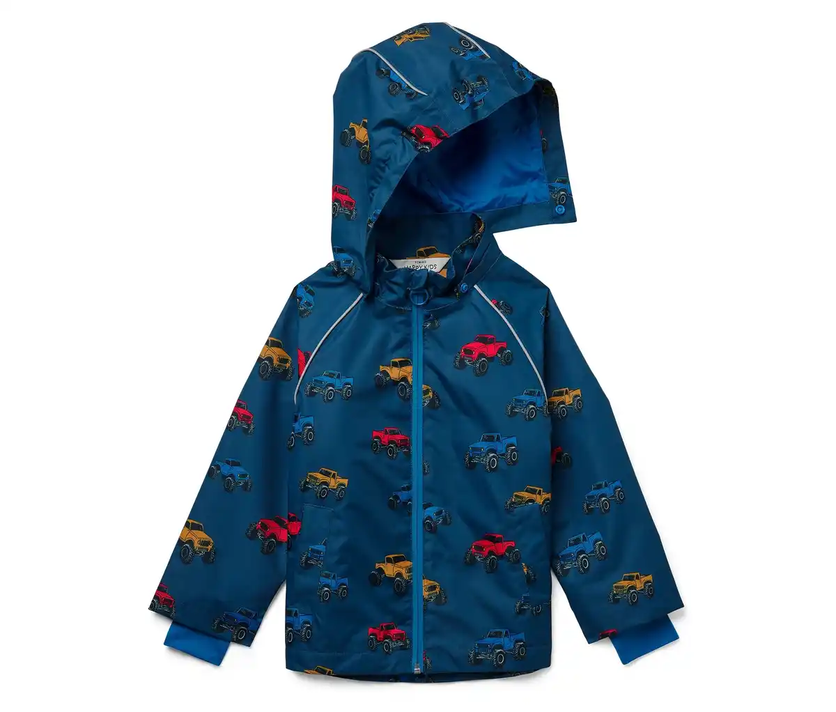 Bild 1 von Kinder-Thermo-Regenjacke mit Fleecefutter, Monstertruck