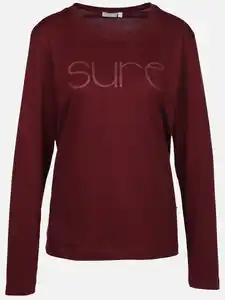 Damen Schlafshirt mit Print Lila