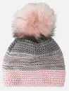 Bild 2 von Damen Mütze mit Bommel Rosa