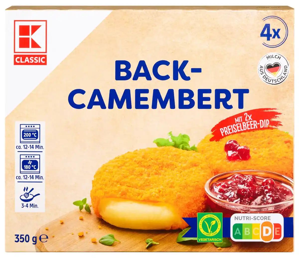 Bild 1 von K-CLASSIC Back-Camembert oder Mozzarella-Sticks, 300 - 350-g-Packg.