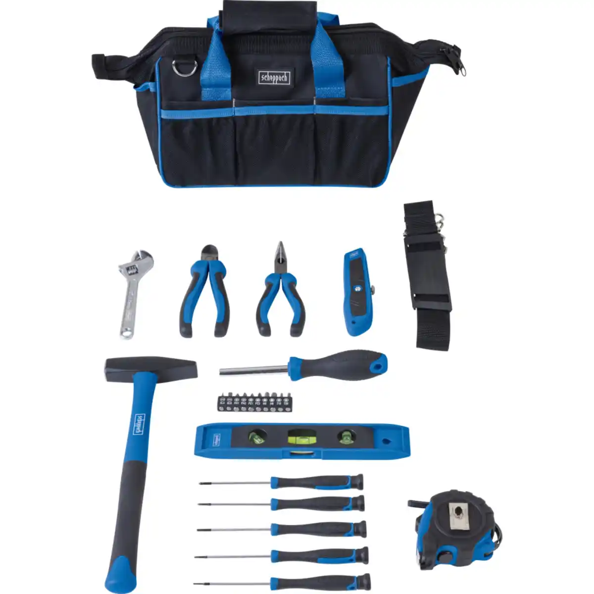 Bild 1 von Scheppach Werkzeugtasche TC24, 23-teilig