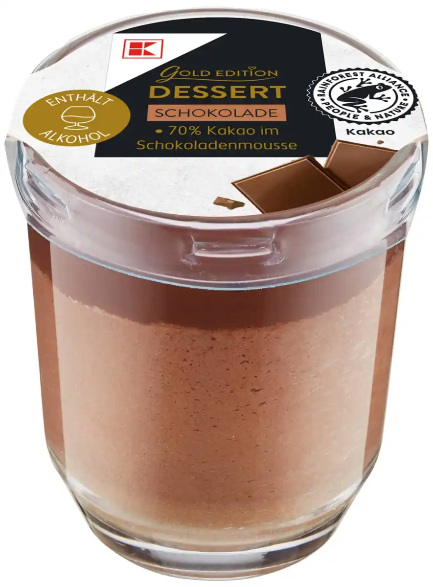 Bild 1 von K-GOLD EDITION Dessert im Glas, 60-g-Glas