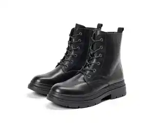 Gefütterte Leder-Boots