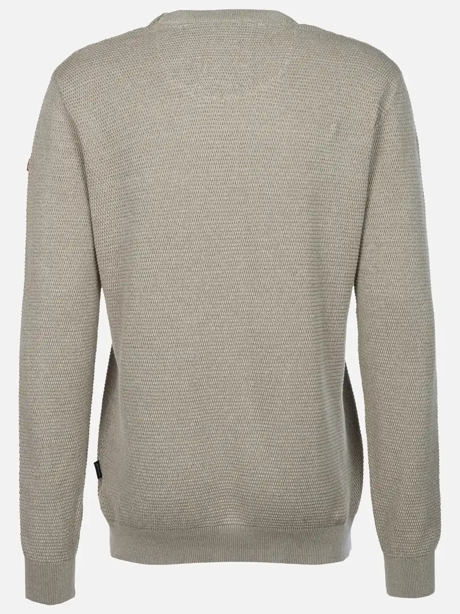 Bild 2 von Herren Pullover in Waffelstruktur Beige
