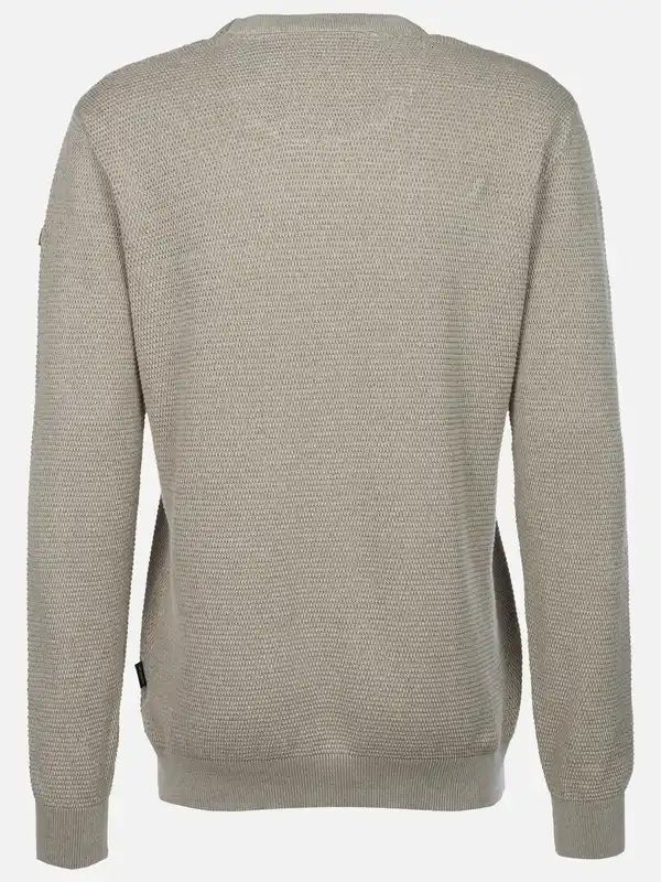 Bild 2 von Herren Pullover in Waffelstruktur Beige