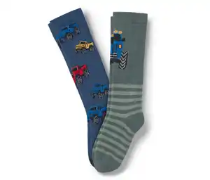 2 Paar Kinder-Gummistiefel-Socken, Trucks