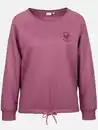 Bild 1 von Damen Sweatshirt mit Backprint Lila