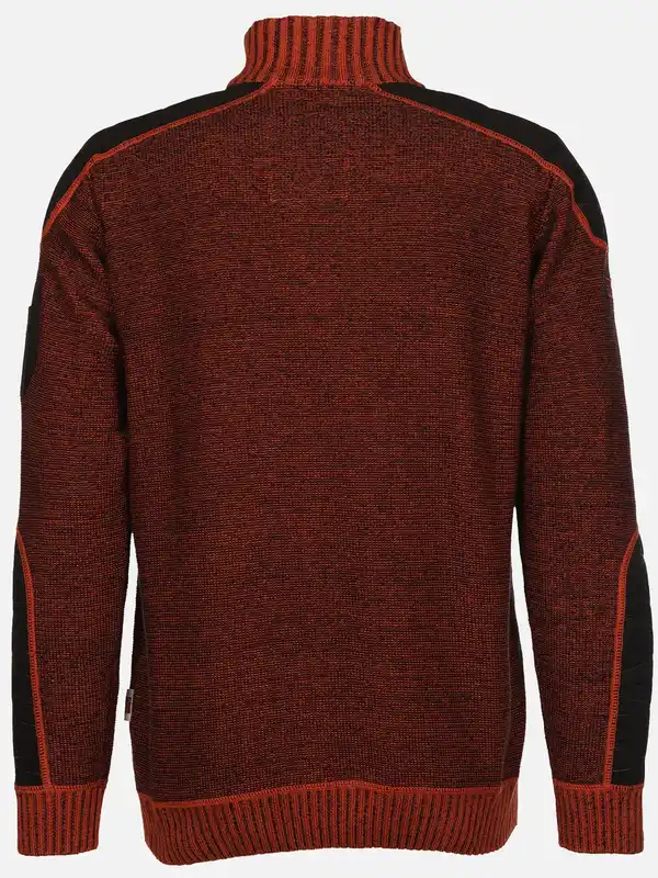 Bild 2 von Herren Stricktroyer mit Stickerei Orange