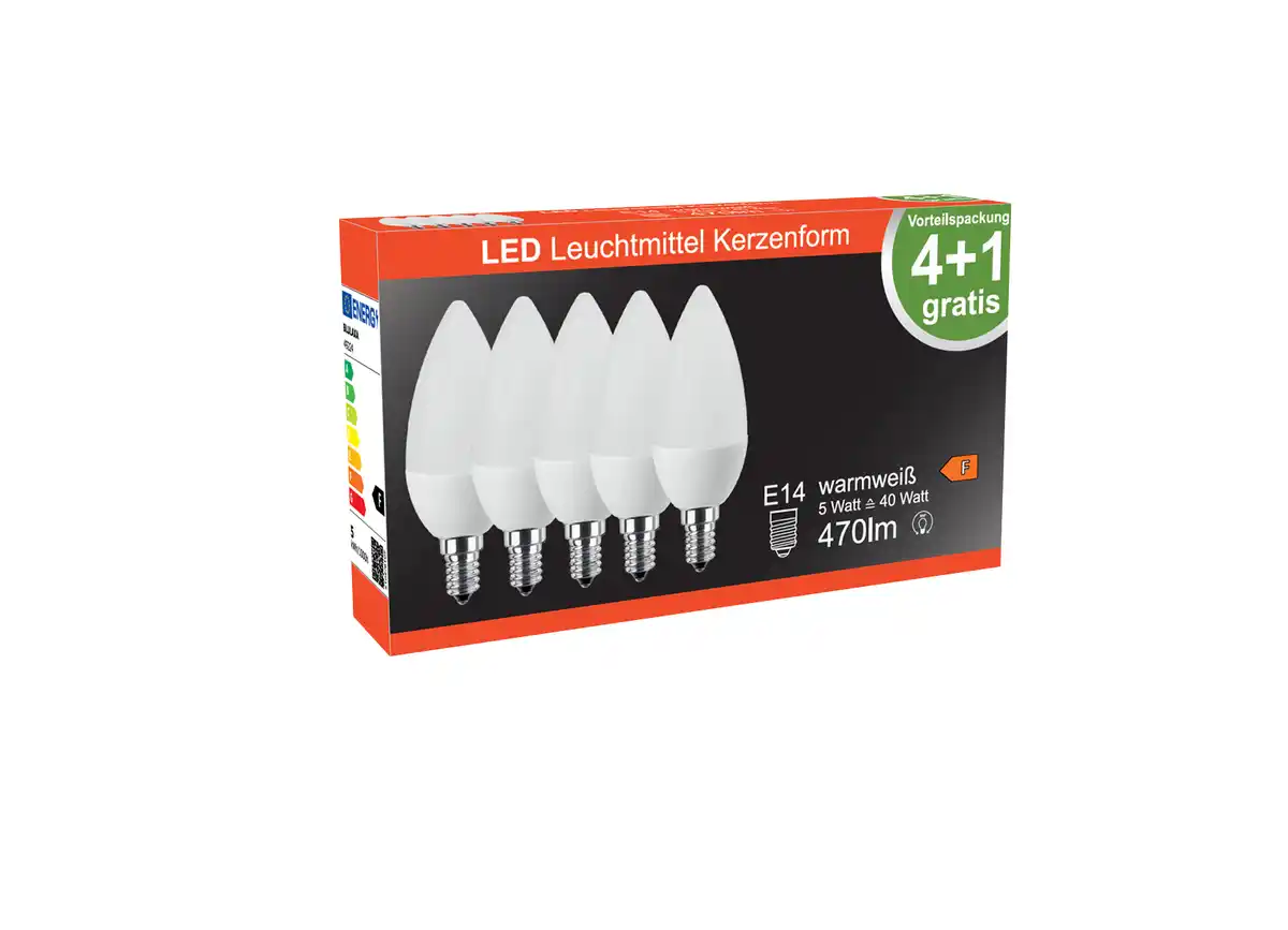 Bild 1 von LED-Leuchtmittel Kerzenform