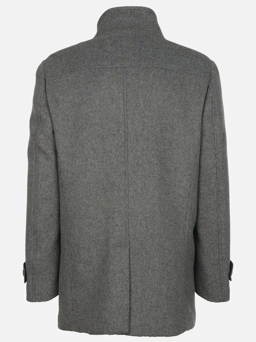 Bild 4 von Herren Wollmantel im 2in1 Look Grau