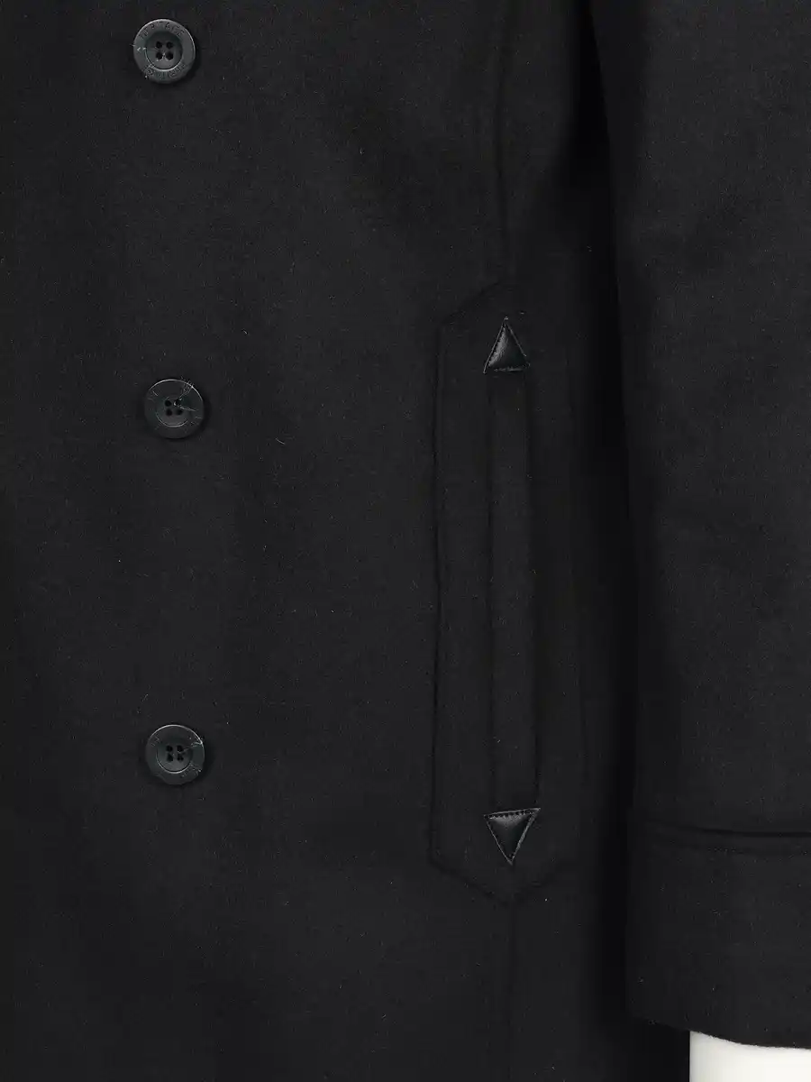 Bild 4 von Herren Mantel im 2in1 Look Schwarz