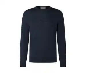 Merino-Pullover, navy