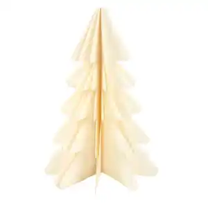 Papier-Weihnachtsbaum mit Magnet 30cm Silber