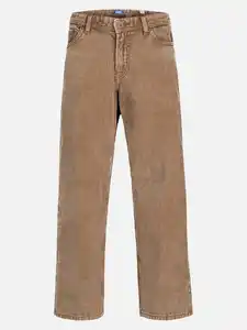 Jack&Jones Junior JPSTALEX ORIGINAL WASHED CORDUROY Cordhose Braun