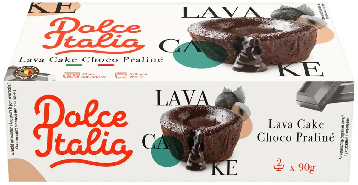 Bild 1 von DOLCE ITALIA Lava Cake, 2 St. = 180-g-Packg.