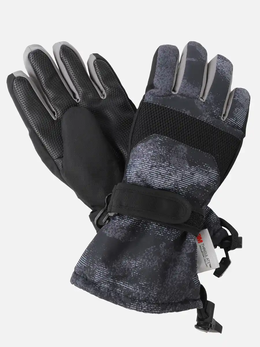 Bild 1 von Kinder Skihandschuh mit Klett Grau