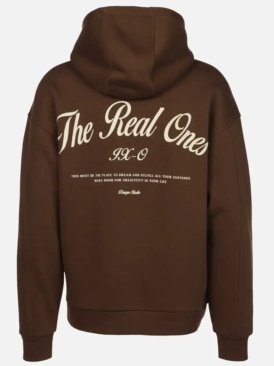 Bild 2 von Herren Sweatshirt mit Kapuze Braun