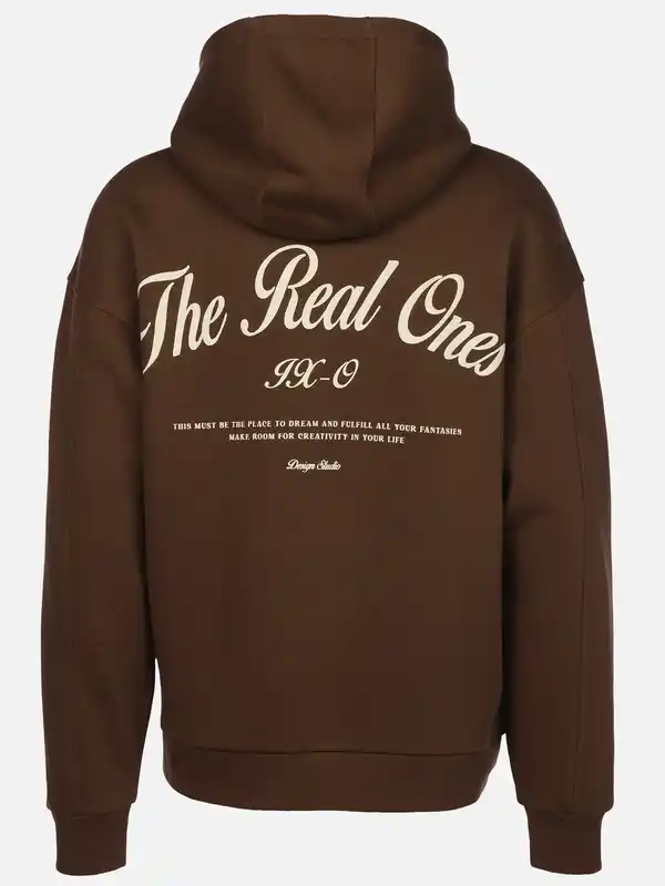 Bild 2 von Herren Sweatshirt mit Kapuze Braun