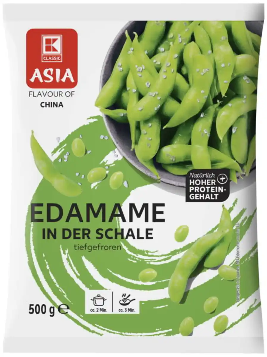 Bild 1 von K-CLASSIC ASIA Edamame, 500-g-Packg.