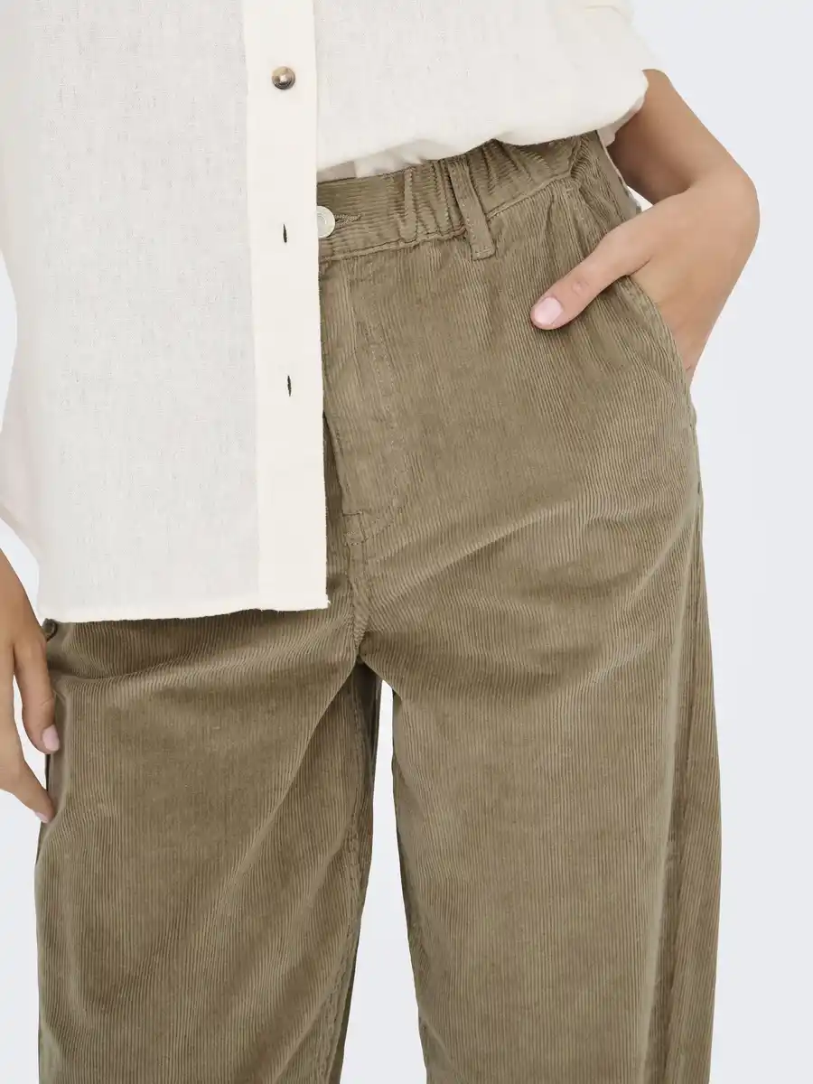 Bild 2 von Only ONLFLORA Cordhose Beige
