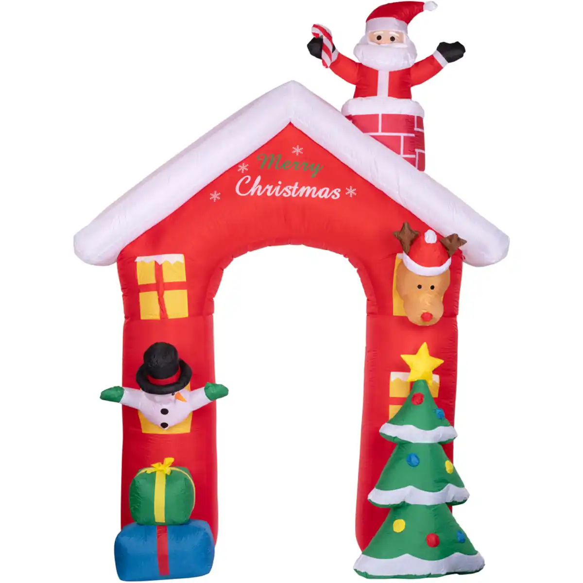 Bild 1 von LED-Weihnachtsbogen 220 cm, kaltweiß, aufblasbar