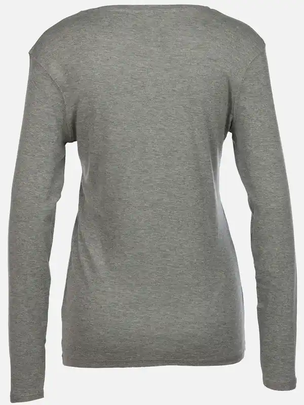 Bild 2 von Damen Basic Rippshirt Grau