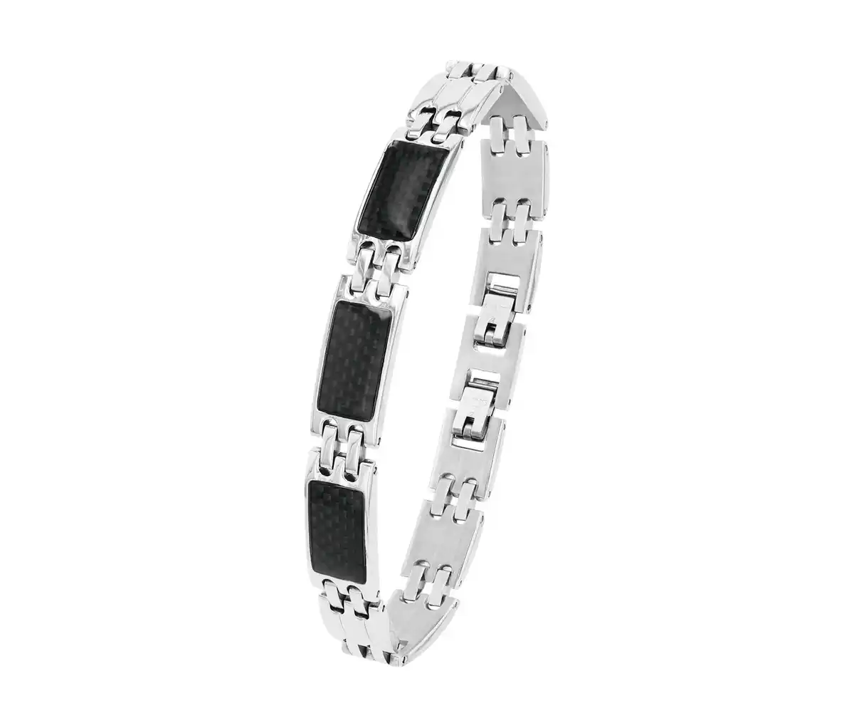 Bild 1 von Amor Edelstahl Herren-Armschmuck »Carbon«