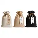 Bild 1 von HOME CREATION Adventskalender Bastelset, Jute-Schnurbeutel, Traditionell