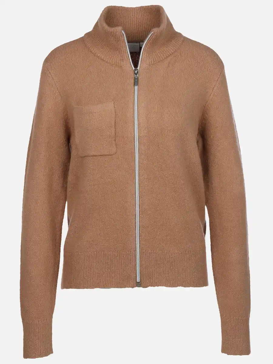 Bild 1 von Damen Strickjacke mit aufgesetzter Tasche Beige