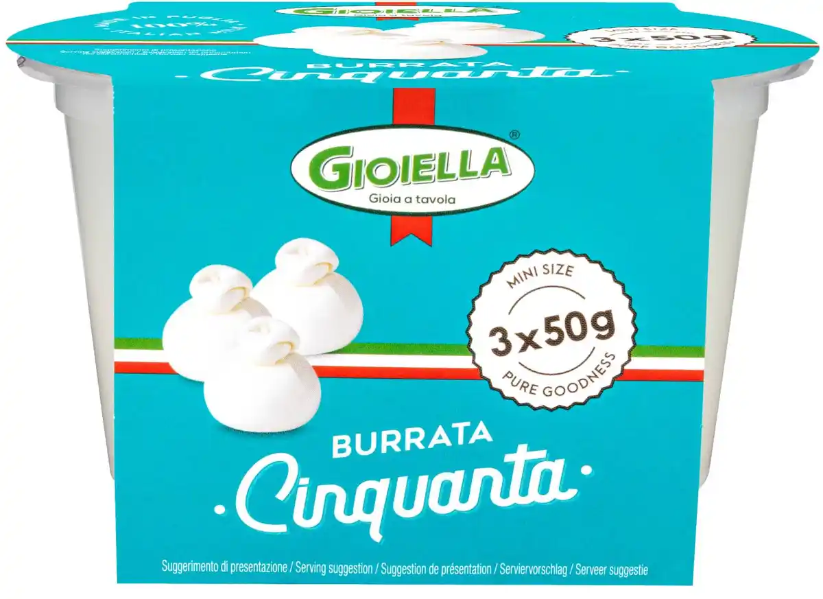 Bild 1 von GIOIELLA Burrata Cinquanta, 3 St. = 320-g-Becher