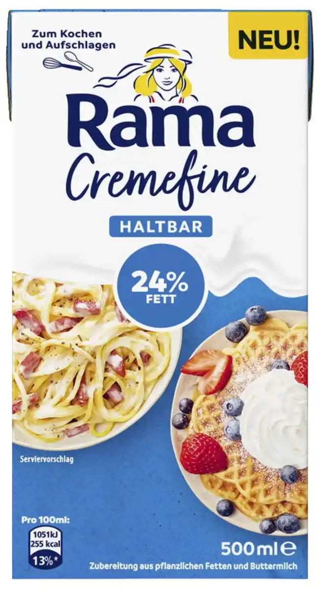 Bild 1 von RAMA Cremefine haltbar, 500-ml-Packg.